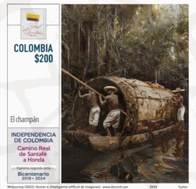 Imagen estampilla de El champán