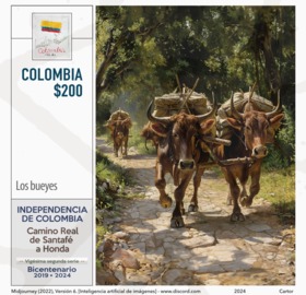 Imagen estampilla de Los bueyes