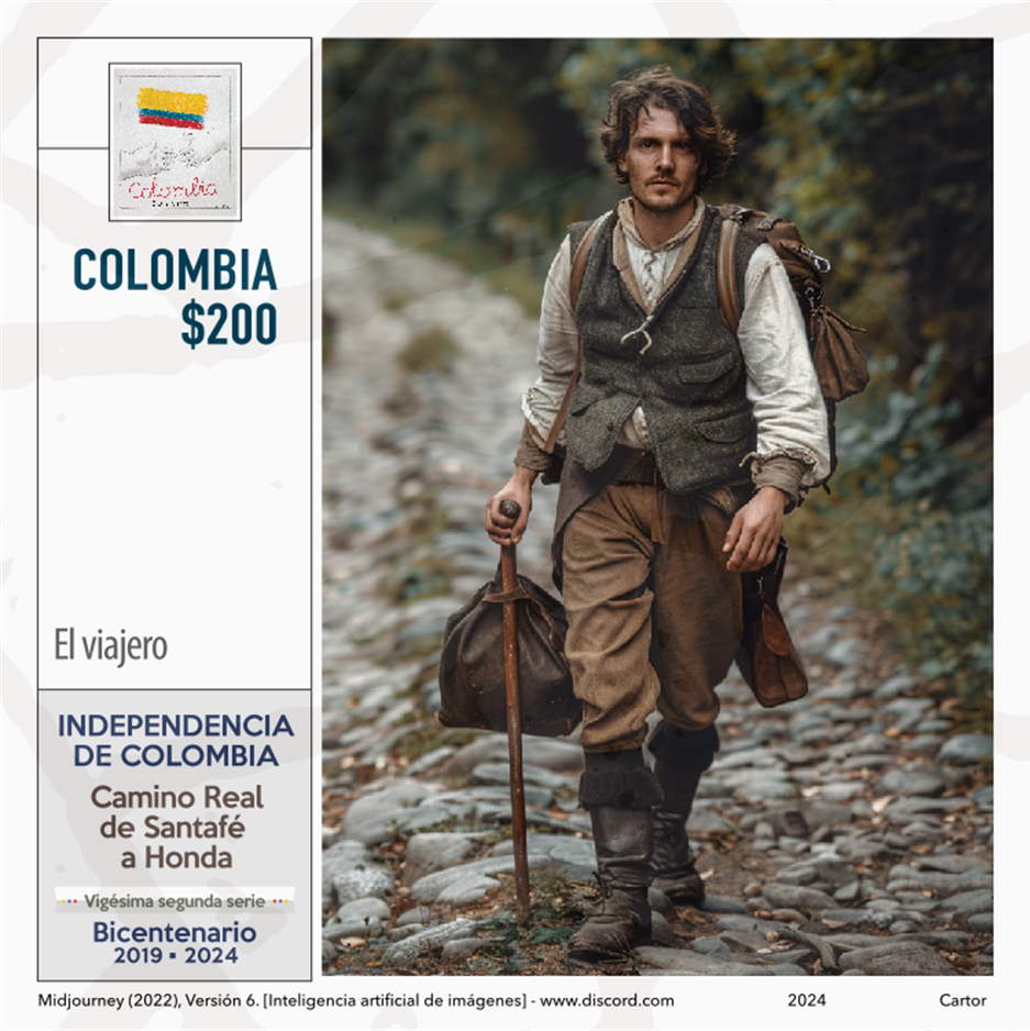 Imagen estampilla de El Viajero