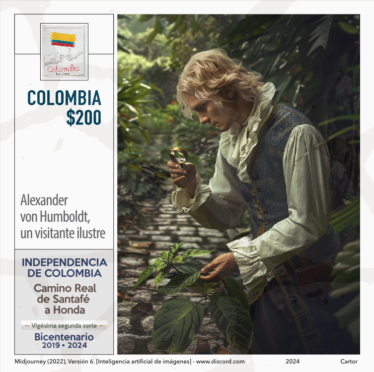 Imagen estampilla de Alexander Von Humboldt