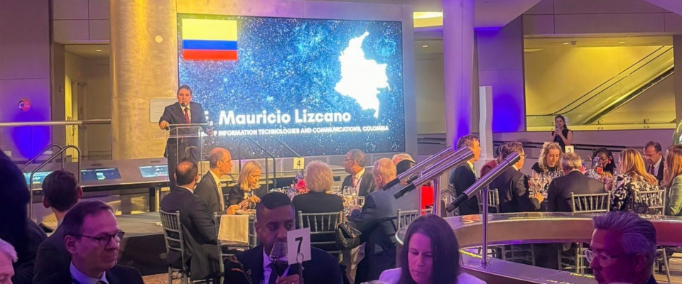 Foto del ministro TIC en Nueva York