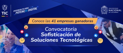 Imagen diseñada para Convocatoria 'Sofisticación de Soluciones Tecnológicas'