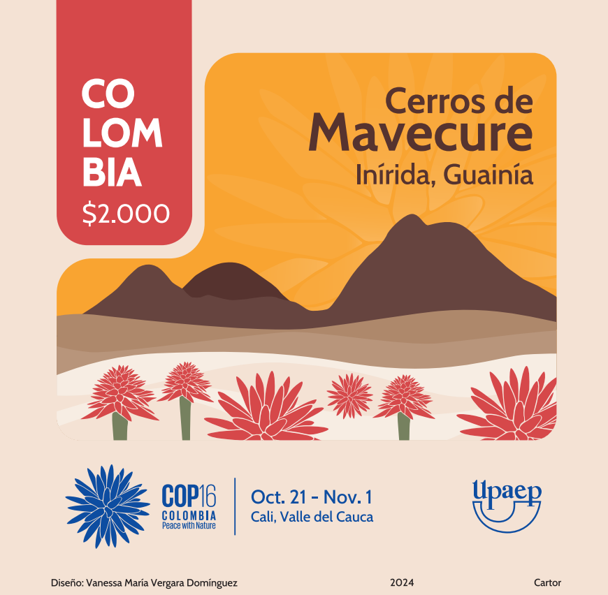 Imagen estampilla de UPAEP – COP16 - 01