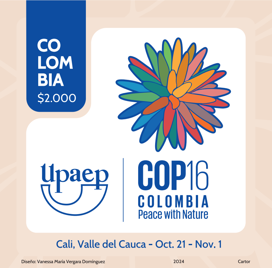 Imagen estampilla de UPAEP – COP16 - 02