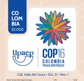 Imagen estampilla de UPAEP – COP16 - 02