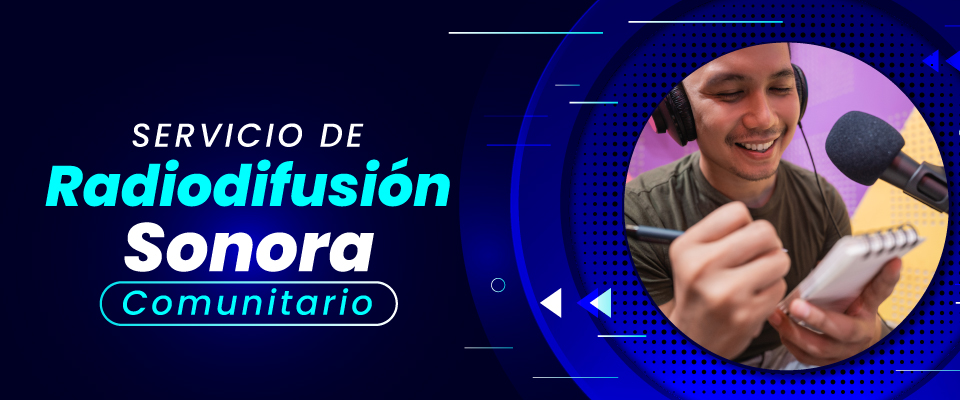 Imagen diseñada con texto y la foto de un locutor Imagen diseñada con texto y la foto de un locutor