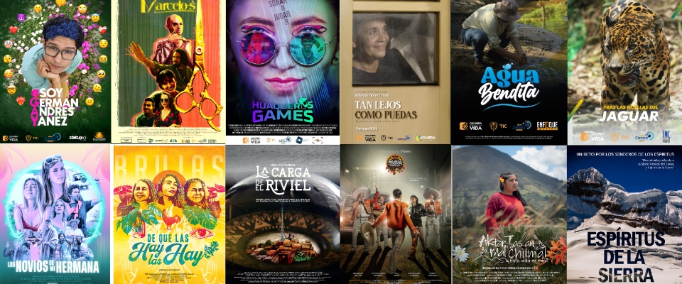 Imagen diseñada con las portadas de las portadas de las distintas producciones Imagen diseñada con las portadas de las portadas de las distintas producciones