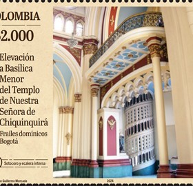 Imagen estampilla de Basílica Menor Nuestra Señora de Chiquinquirá, Bogotá - 02