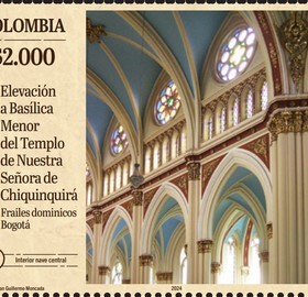 Imagen estampilla de Basílica Menor Nuestra Señora de Chiquinquirá, Bogotá - 03
