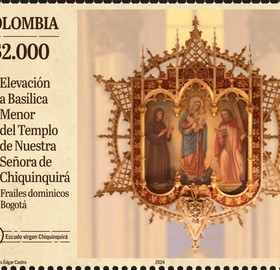 Imagen estampilla de Basílica Menor Nuestra Señora de Chiquinquirá, Bogotá - 04