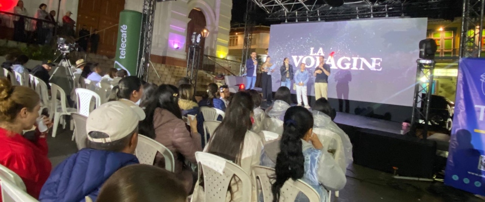 Foto de la presentación de La Vorágine