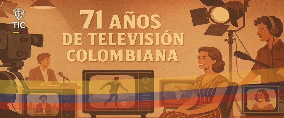 Imagen diseñada en conmemoración de los 71 año de la Televisión Colombiana Imagen diseñada en conmemoración de los 71 año de la Televisión Colombiana