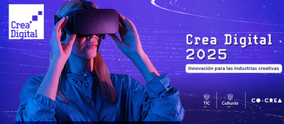 Imagen diseñada para convocatoria Crea Digital 2025 Imagen diseñada para convocatoria Crea Digital 2025