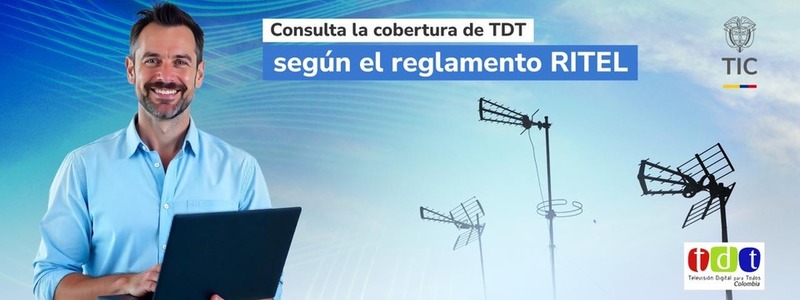 Imagen diseñada para 'Cobertura TDT según Reglamento RITEL'