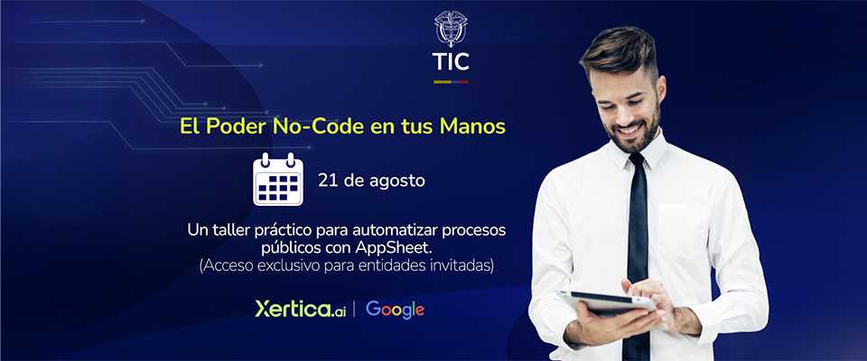 Imagen diseñada para 'El Poder No-Code en tus Manos'