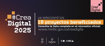 Imagen diseñada para 'Crea Digital 2025'