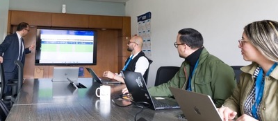 Foto de funcionarios de la entidad