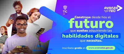 Imagen diseñada para promover los cursos de Tecnológico de Monterrey en Avanzatec