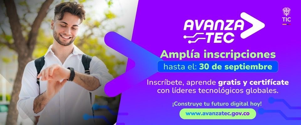 Imagen diseñada para promover los cursos de Huawei en Avanzatec