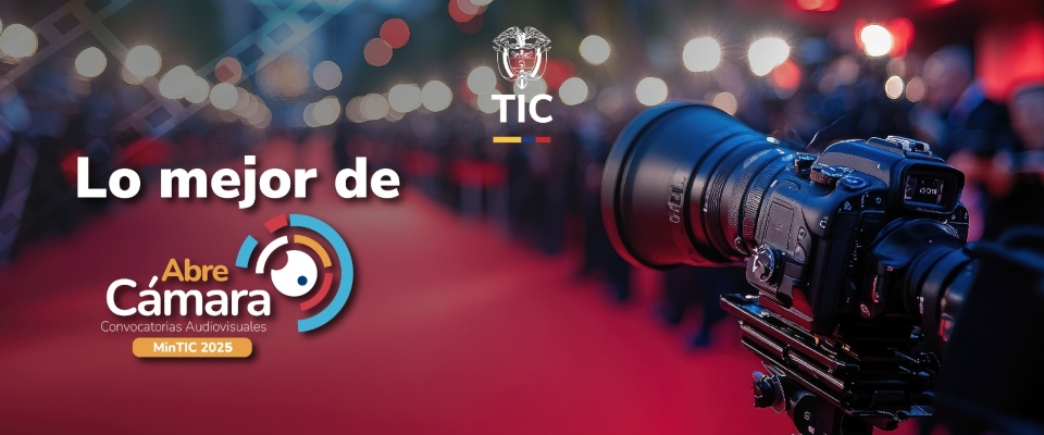 Imagen diseñada de con la promoción de Abre Cámara