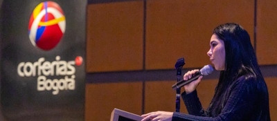 Foto de Ministra TIC en lanzamaiento Col40 Bogotá