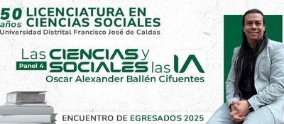 Imagen diseñada con el viceministro (e) en referencia al panel Las Ciencias Sociales y las IA