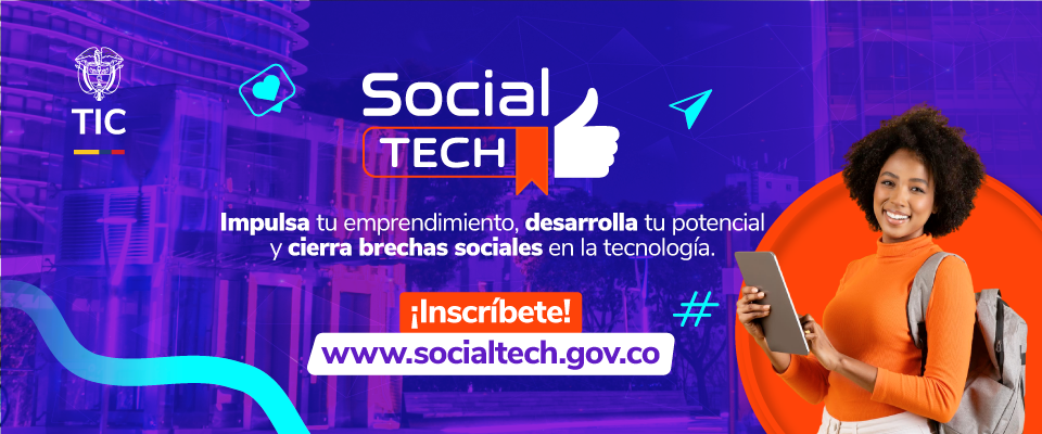 Imagen diseñada con el logo de Social TECH