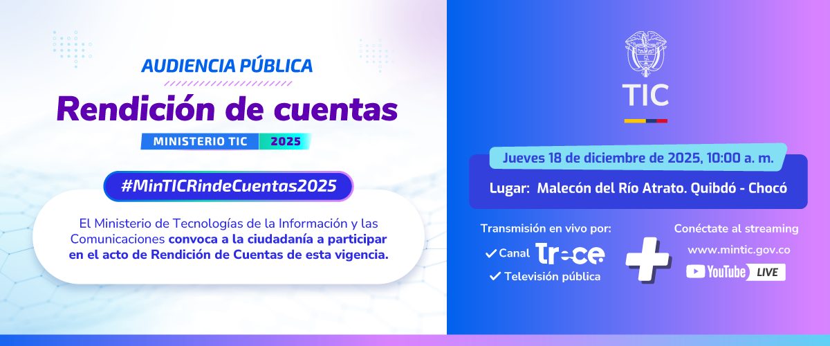 Imagen diseñada para convocar a la ciudadanía a participar de la Rendición de Cuentas 2025