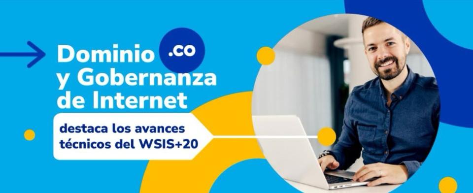Imagen diseñada que promociona los avances técnicos del WSIS+20