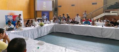 Foto de los asistentes a la reunión