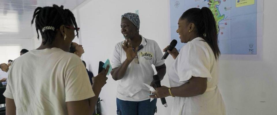 Foto de beneficiarios de Providencia y Santa Catalina