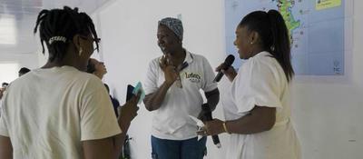 Foto de beneficiarios de Providencia y Santa Catalina