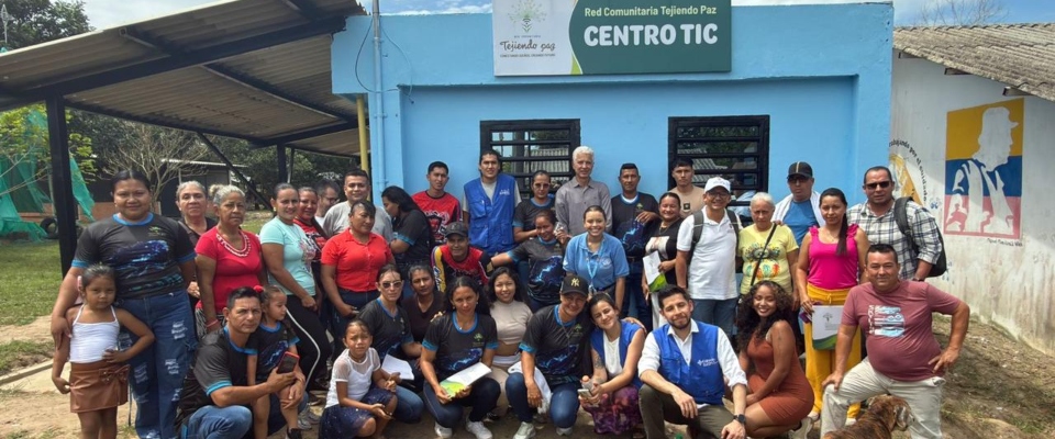 Foto de comunidad beneficiada de la Red Comunitaria