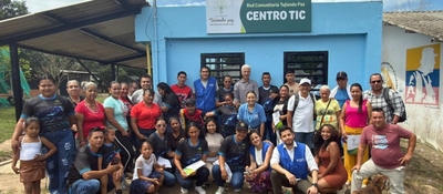 Foto de comunidad beneficiada de la Red Comunitaria