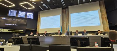 Foto de representantes en Sesión Informativa Interregional