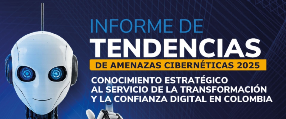 imagen disenada con un robot y texto referente a seguridad