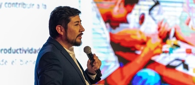 Viceministro expone en conferencia sobre la Misión de Transformación Digital 2035 y el futuro tecnológico de Colombia.