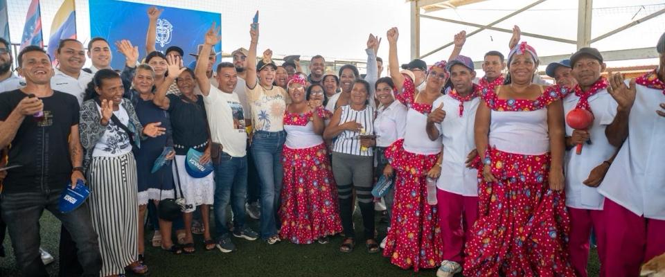 Habitantes y grupos culturales celebran en comunidad la llegada de conectividad a los Pueblos Palafitos del Magdalena