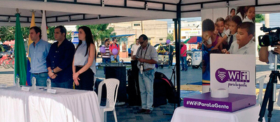 Sucre estrenó sus dos primeras 'Zonas Wifi Gratis para la Gente