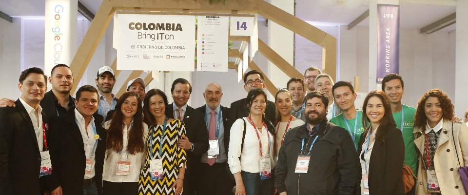 Ministro David Luna y Emprendedores 4YFN Ministro David Luna y Emprendedores 4YFN