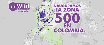MinTIC inaugura esta semana 12 de las 57 Zonas WiFi Gratis que tendrá Bogotá