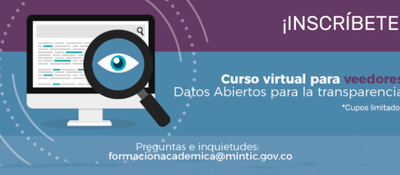 #DatosAbiertos para veedores públicos