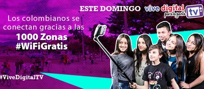 Cumplimos 1.000 zonas #WiFiGratis #ViveDigitalTV