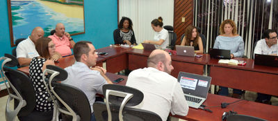 Reunión entre representantes de MinTIC y Gobernación de San Andrés