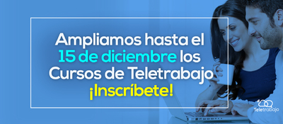 Ampliamos el plazo para inscribirse a los cursos gratuitos de teletrabajo
