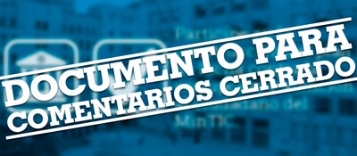 documento cerrado para comentarios