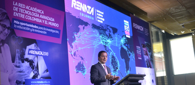 Ministro TIC David Luna, relanzamiento RENATA, una red para la Economía Digital