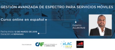 Abierto curso online gratuito de ‘Gestión Avanzada del Espectro para servicios móviles’