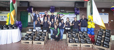 Entrega de tabletas en Los Patios - Norte de Santander