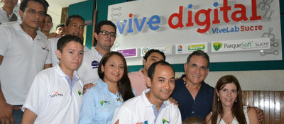 Viceministra TIC - María Carolina Hoyos en ViveLab de Sucre